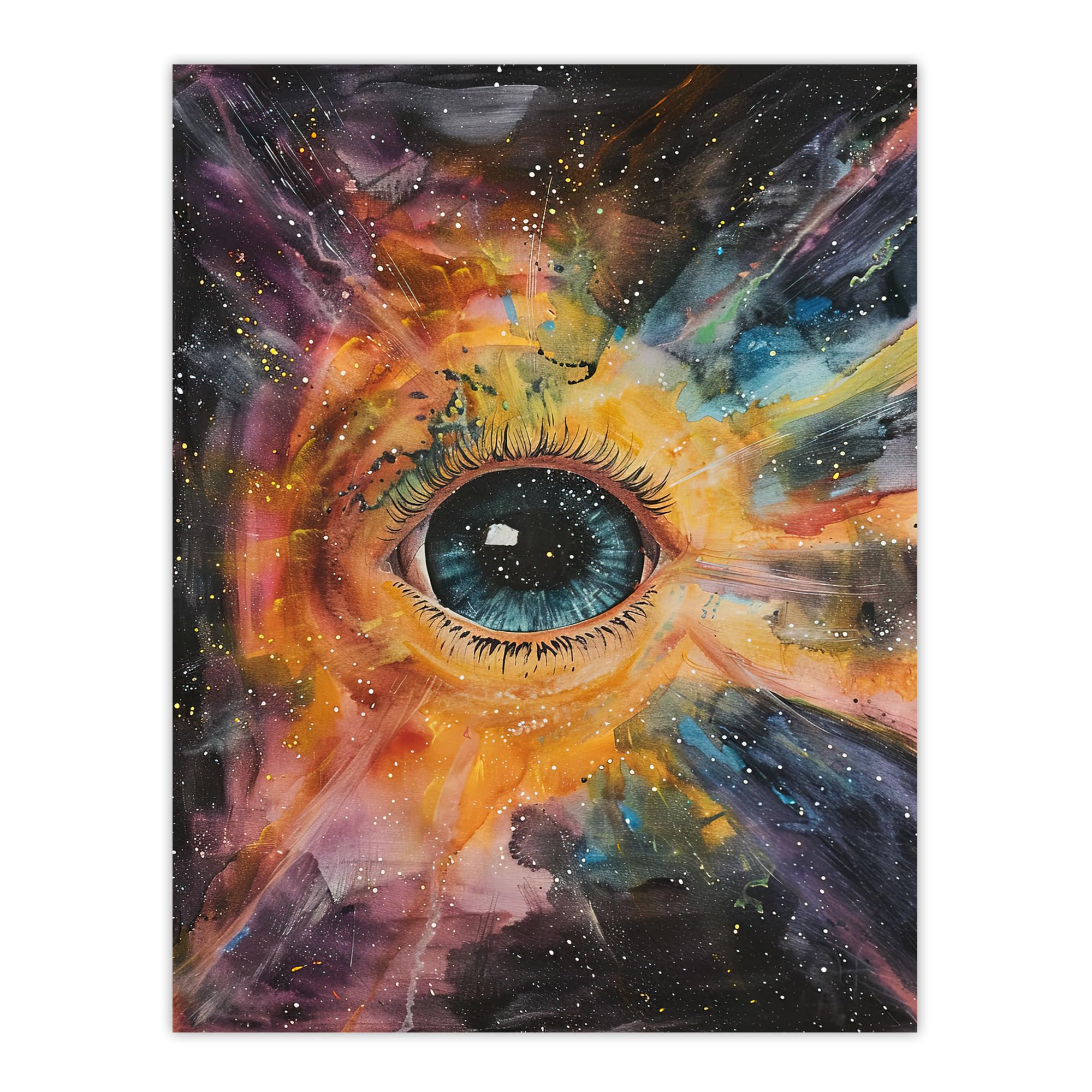 Artery8 The Eye of God Universe Starscape Concept Art Living Room Large Wall Art Poster Print Thick Paper 18X24 Inch