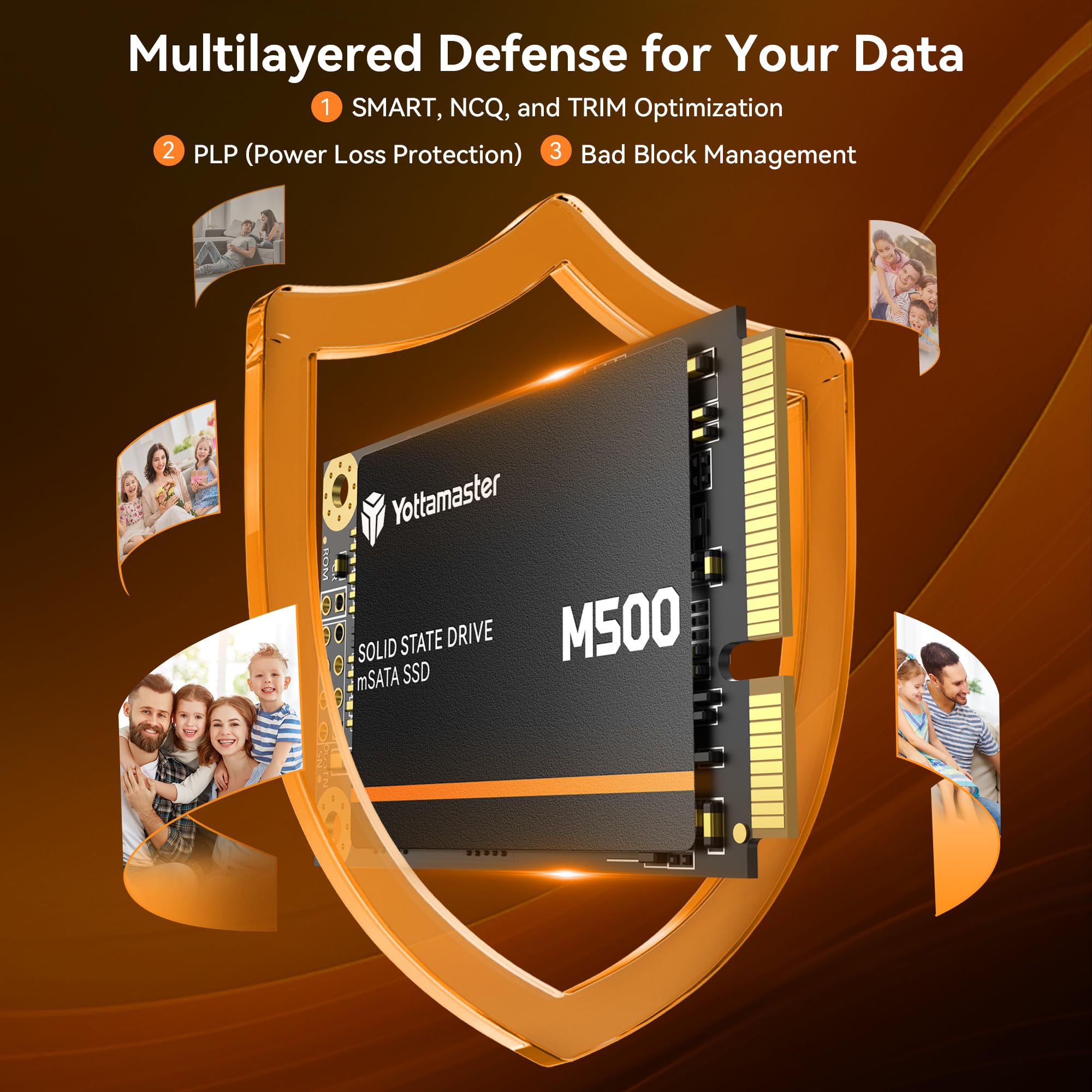 Amazon.com: Yottamaster M500 128GB mSATA SSD SATA III 6Gb/s, mSATA