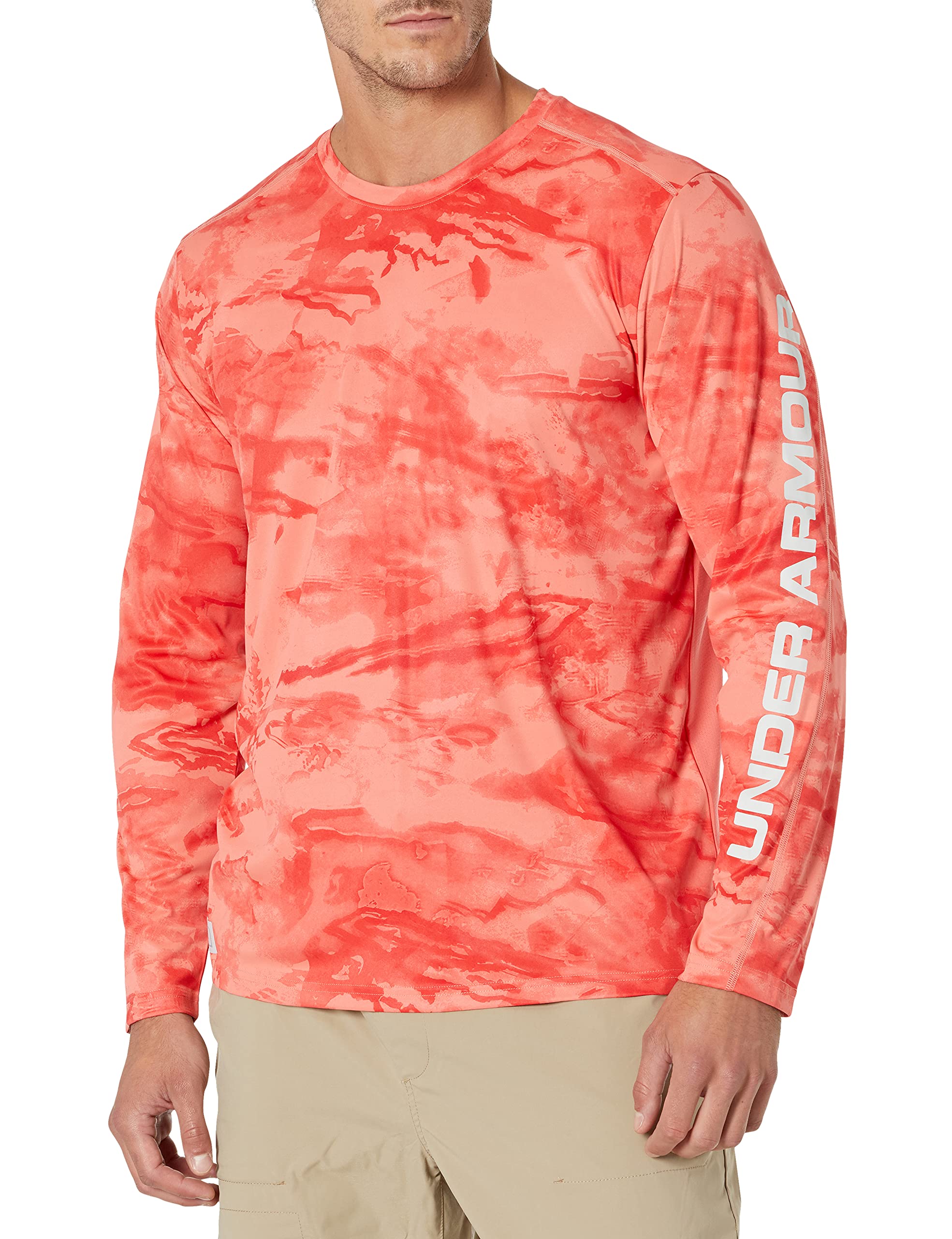 Under Armour Men's Iso-chill Shore Break Camo Crew-Neck T-Shirt