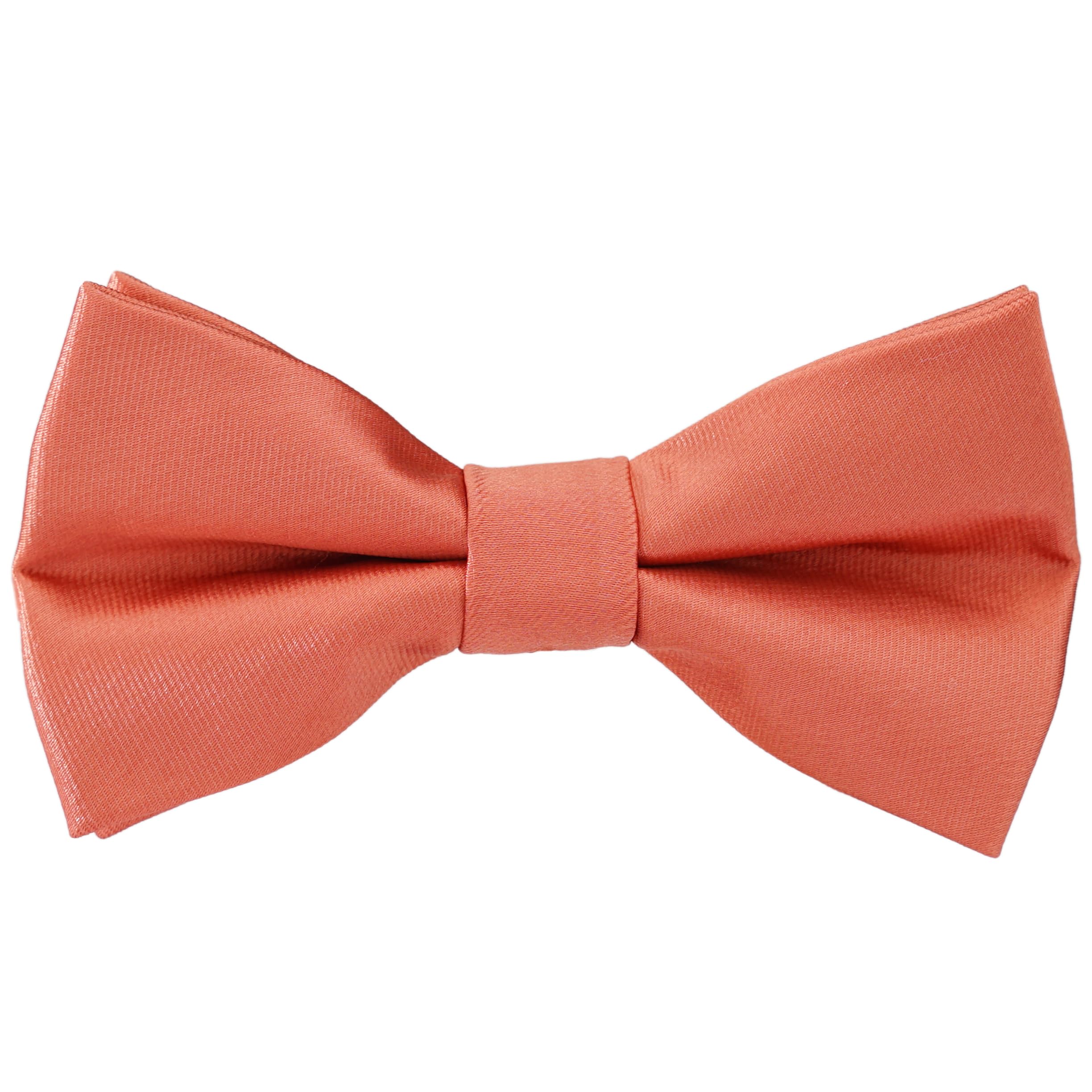 Pre-Tied Adjustable Solid Tuxedo Bow Tie for Boys and Men