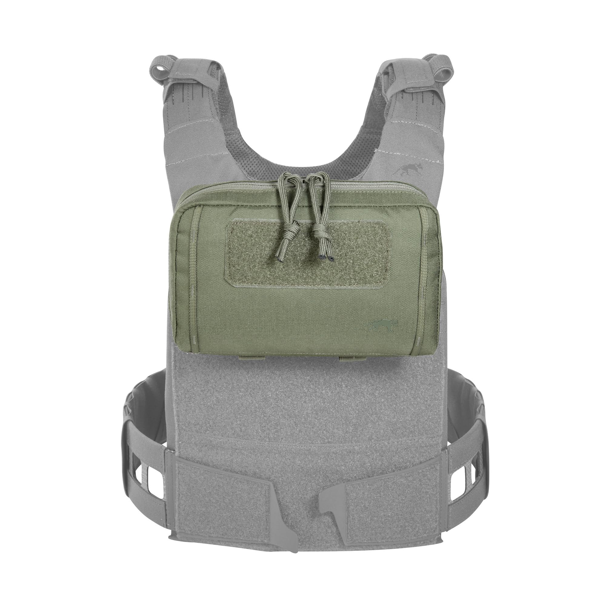 Tasmanian Tiger TT Tac Organizer Pro Zusatz-Tasche für Plattenträger mit Handy-Halterung, vielen Fächern und Dokumenten-Tasche, Molle-kompatibel