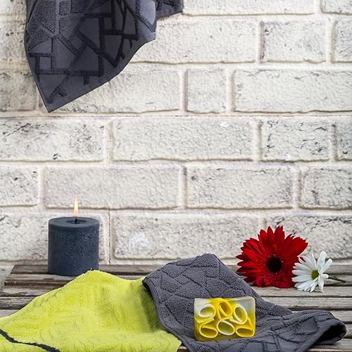 Miniatura 7 de Juego de regalo de baño Kit de baño de lujo para belleza y cuidado personal de 5 El juego de baño incluye toalla de mano 100% algodón, toalla para