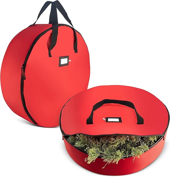 ZOBER Christmas Wreath Storage Container 30 Inch