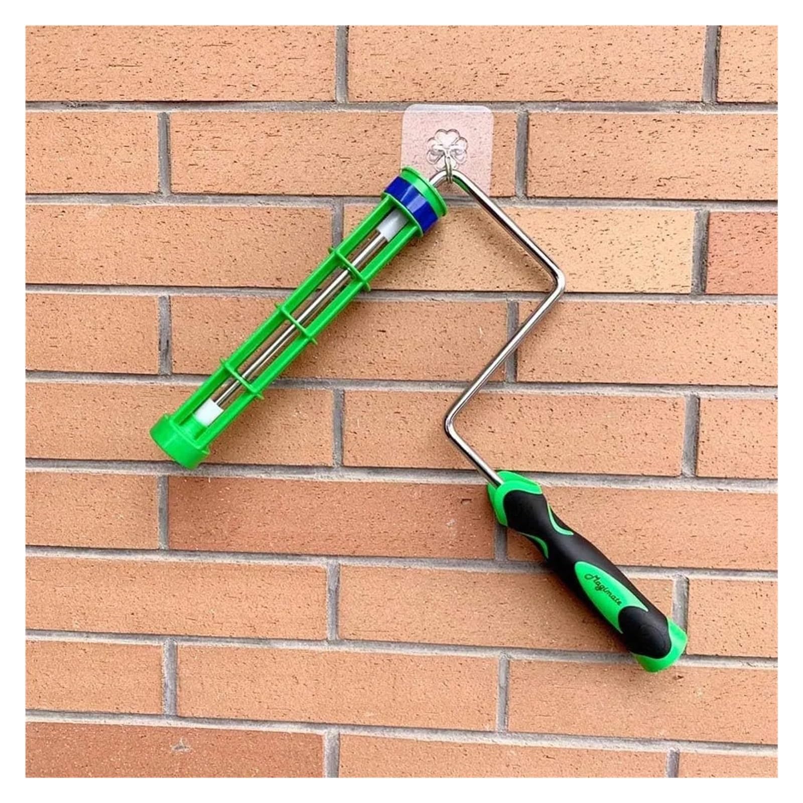 Rodillo Pintura Pared Marco de rodillo de pintura antideslizante de 9 pulgadas | Con mango de agarre suave, se adapta a cubiertas de núcleo estándar de 9 a 12 pulgadas