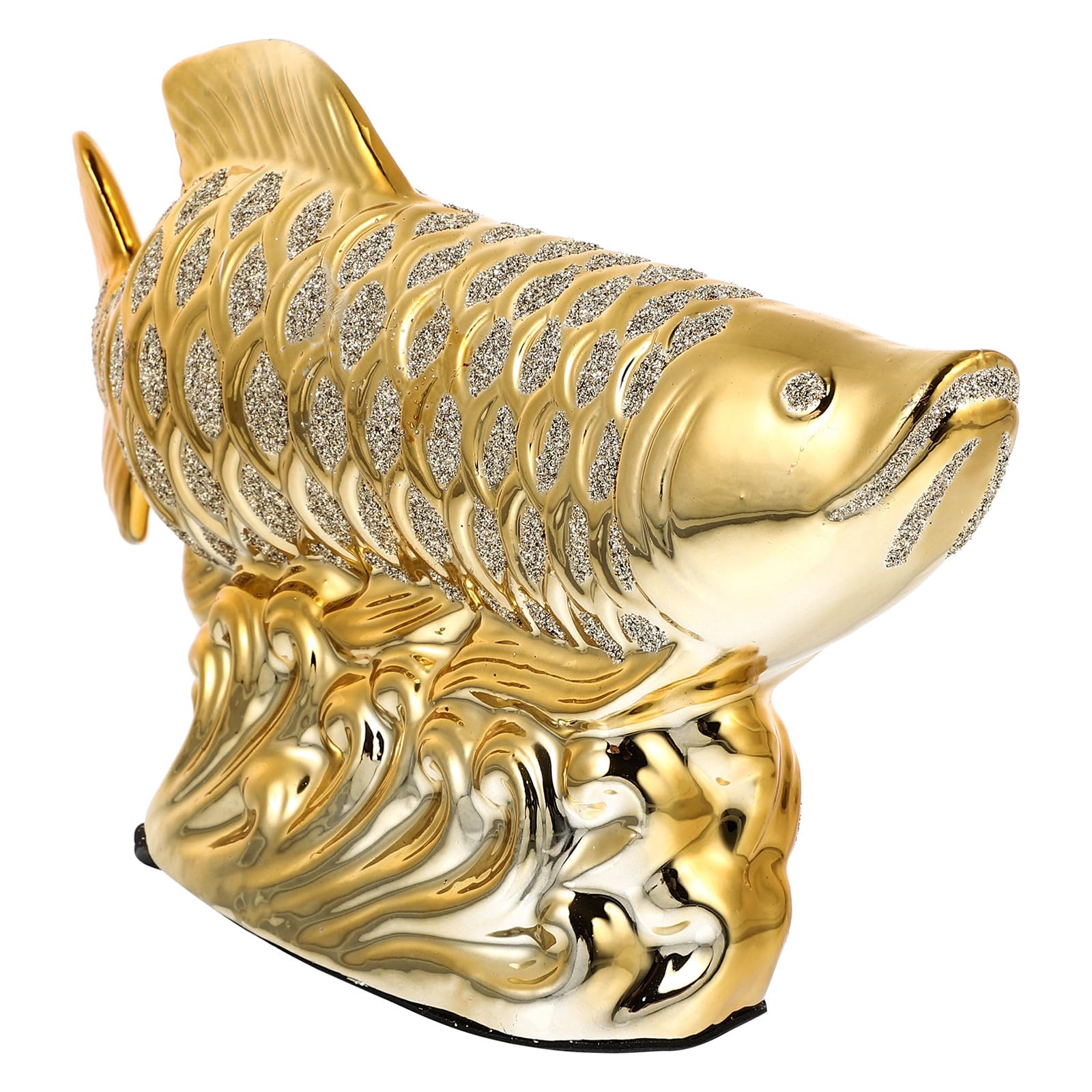 Objet décoratif en céramique poisson Kichvoe pour embellir un espace de travail