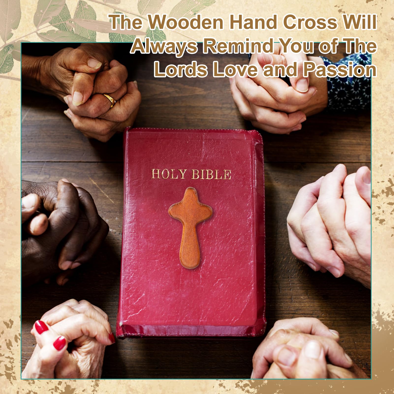 24 Pieces Small Wood Crosses - Image 2