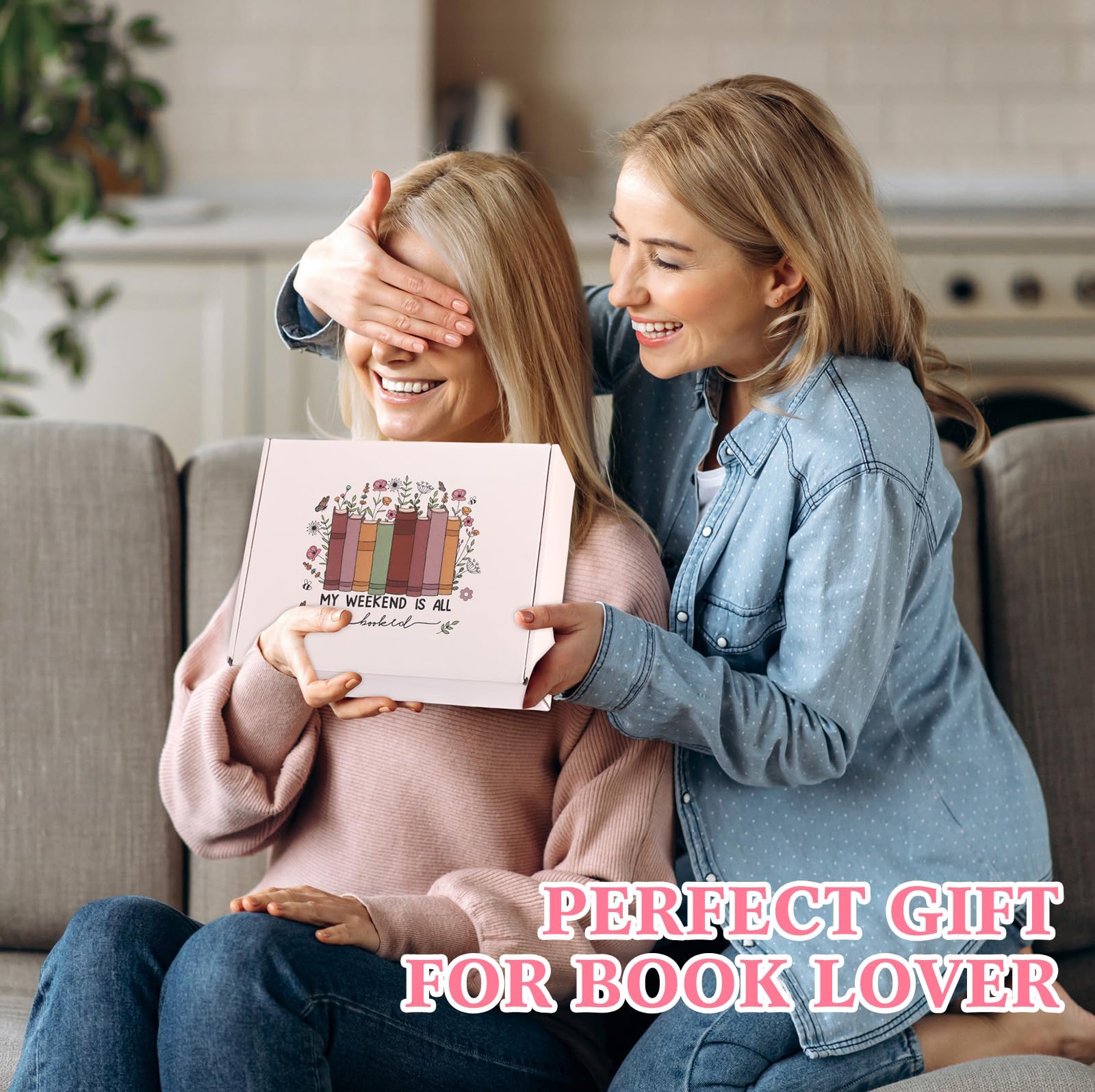 11 pezzi Regali per gli amanti dei libri per le donne Book Club Accessori regalo Tazza di Vetro Tazza Notebook Penne Candela Calzini Segnalibri per Natale Compleanno Lettori Bookish Bookworms