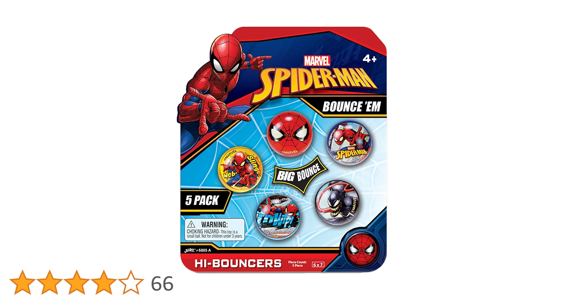 Amazon | JA-RU マーベル スパイダーマン 弾むスーパーボール