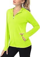 Vista 1 de MAGCOMSEN Chaqueta de protección solar UPF 50+ para mujer, manga larga, con cremallera, ligera, con capucha, para senderismo