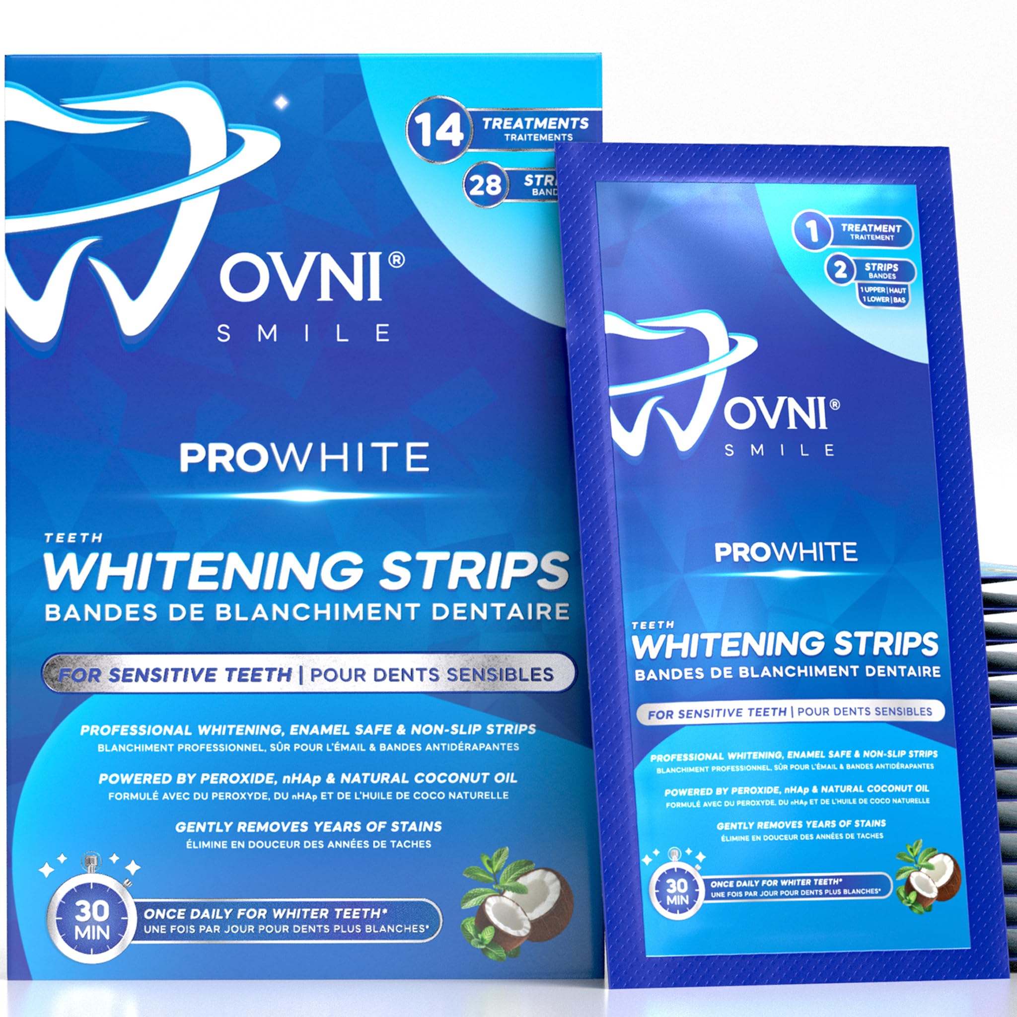 PROWHITE Whitening Strips for Sensitive Teeth