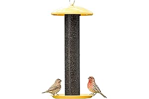 Perky-Pet YSSF00346-2 Straight-Sided Nyjer Seed Wire Mesh Tube Finch Bird Feeder