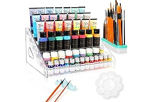 6 Layers Acrylic Paint Tube Storage Rack