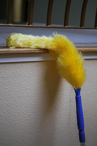 Miniatura 4 de Ettore 48121 Plumero de polietileno con función de bloqueo de clic, amarillo