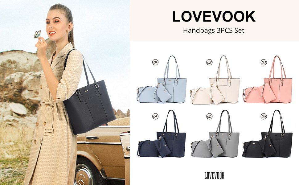 LOVEVOOK Bolso De Ano De Trabajo Para Laptop Para Ujer, Bolso Escolar Ligero E Inforal Para