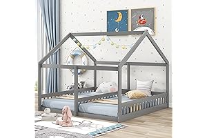 P PURLOVE, the Ultimate Double Twin Size Shared Bed for Twins