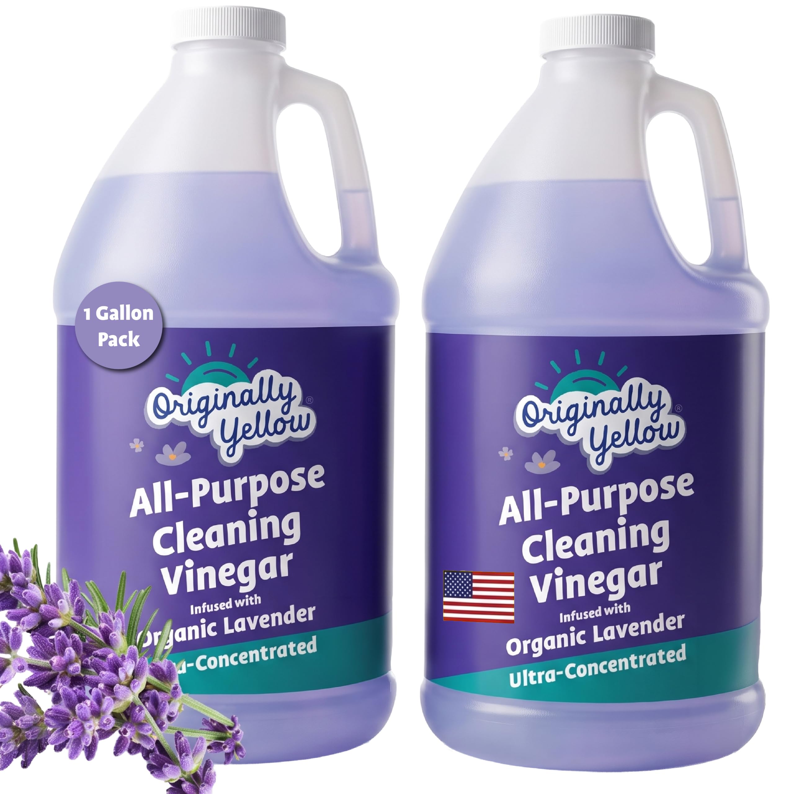 Originally Yellow Lavender White Vinegar