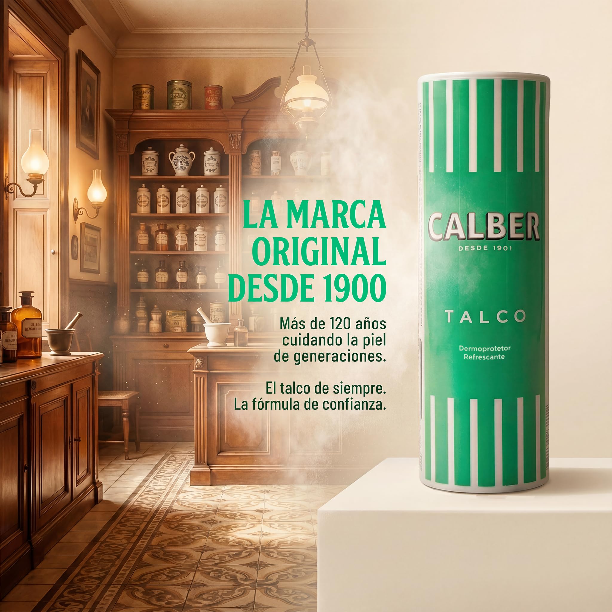 Polvos de Talco 200 g – Antirozaduras · Talco Bebé · Hipoalergénico – Dermoprotector para Toda la Familia – Desde 1900