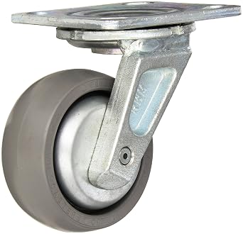 RK-GTB-0415-S-TG RK Series 5-1/4" High, 4" GT Wheel with Thread Guard, Swivel Caster