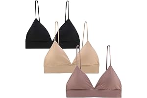 Women's Triangle Bralette with Comfy and Supportive Features