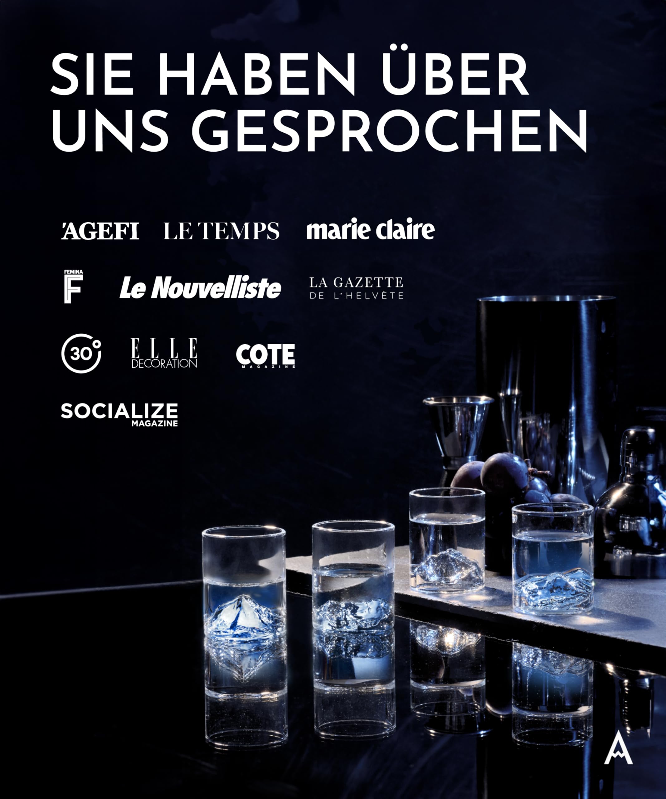 Premium Schnapsgläser 6er Set (3cl) mit Bergmotiven – handgefertigte Shotgläser aus Borosilikatglas, Spülmaschinenfest, 3cl Likörgläser in Geschenkbox