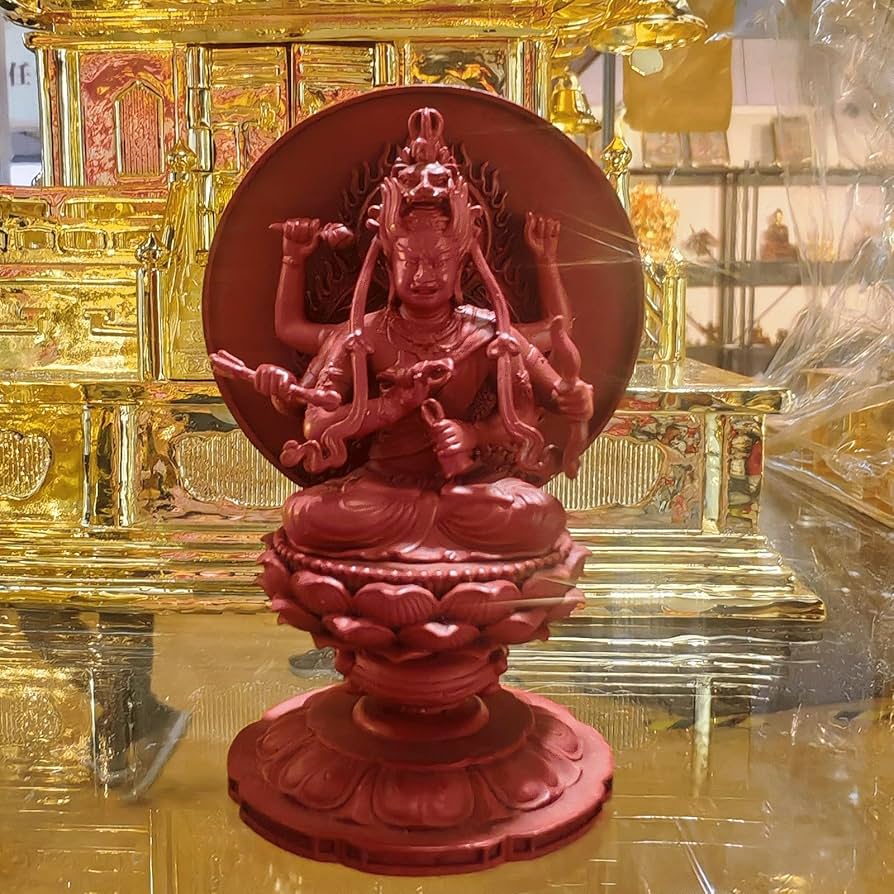 古銅　小さな愛染明王　豆仏　仏像 Amazon｜極小仏 愛染明王 8cm（真鍮）＿仏像 フィギュア 守護神