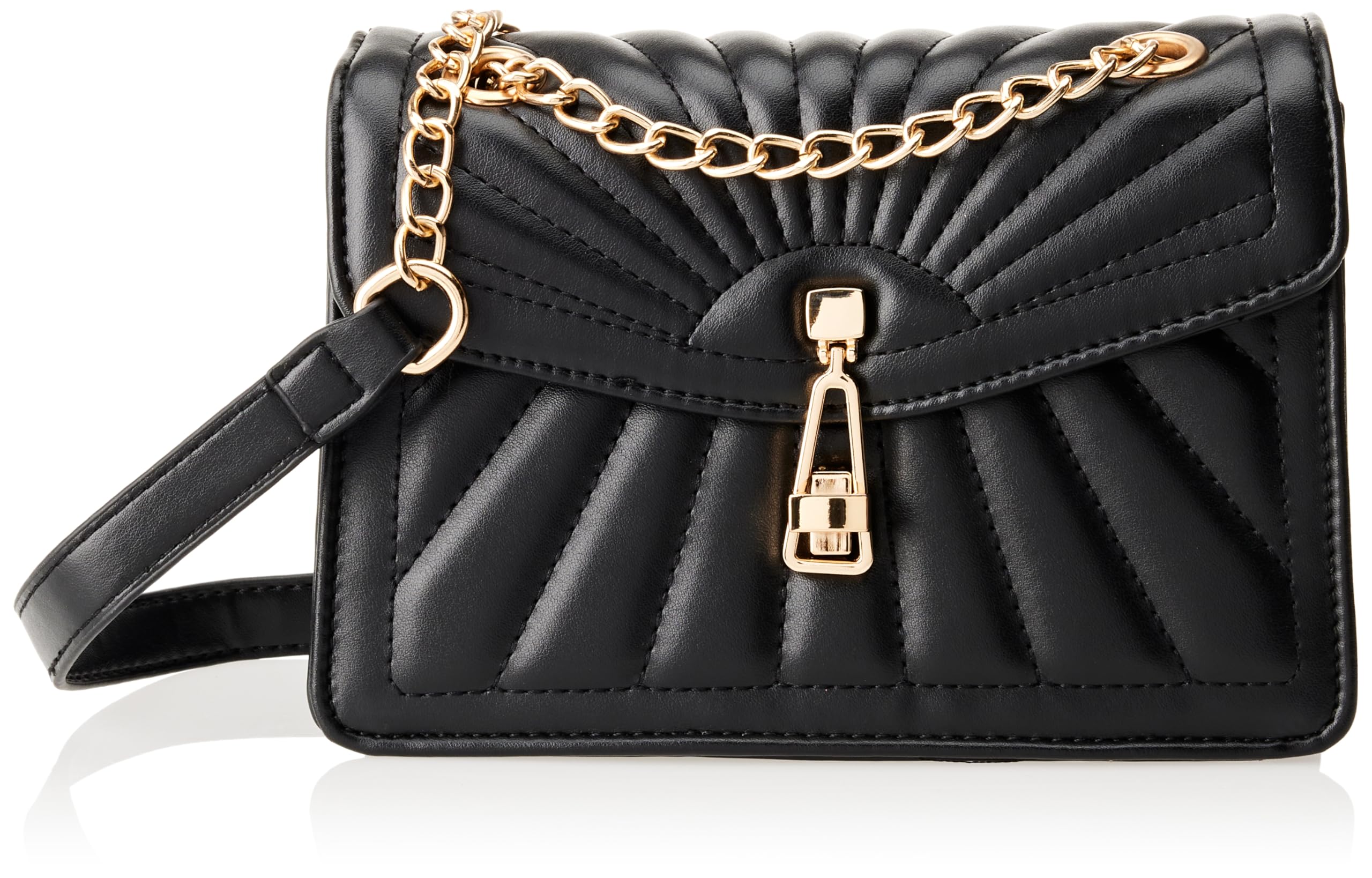 NAEMI Women's Handbag Shopper, Black, One Size