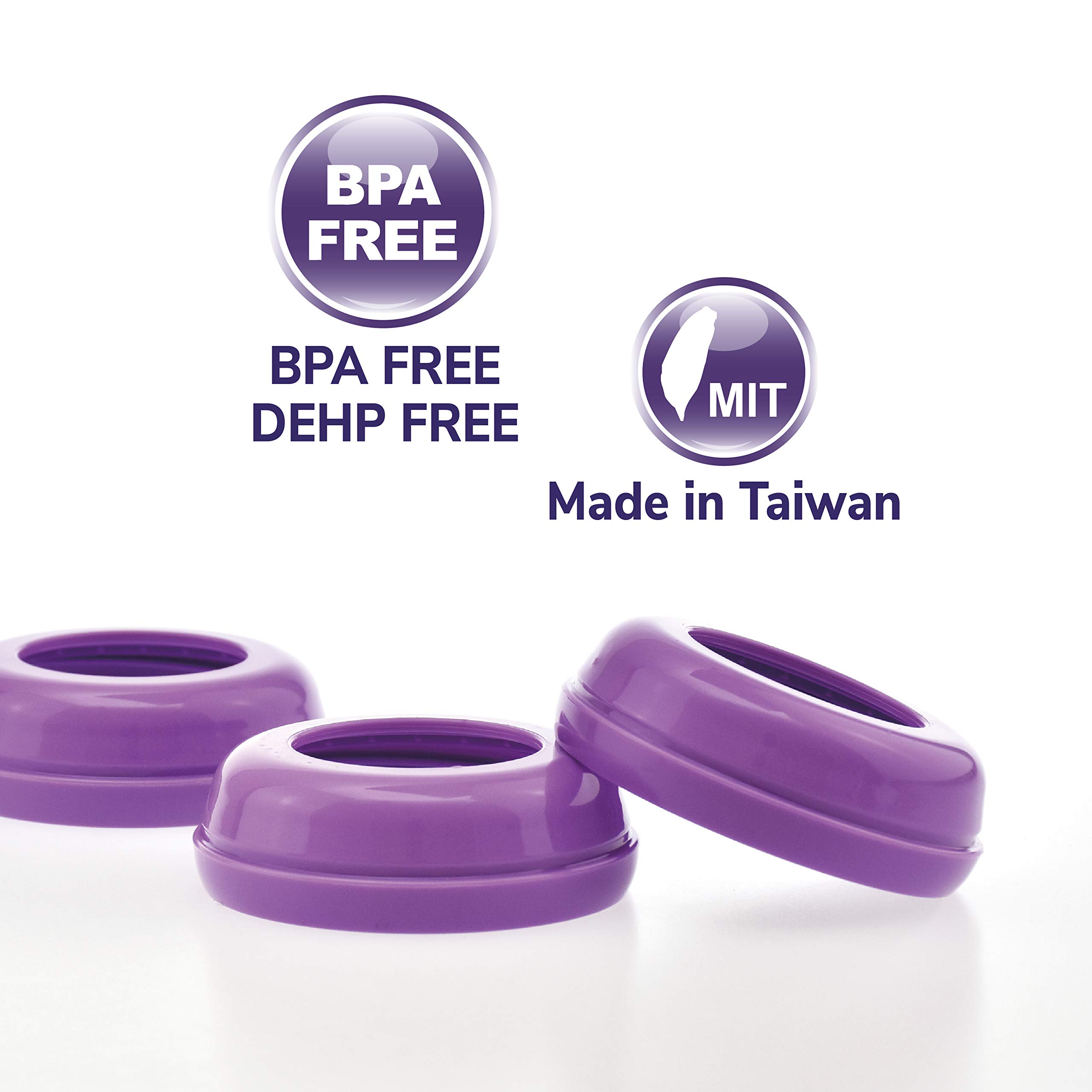 Maymom Tappi per Biberon Compatibili con Biberon per Allattamento Lansinoh Momma, Compatibili con Tiralatte Lansinoh Signature Pro, Smartpump e Manuale (6 pezzi)