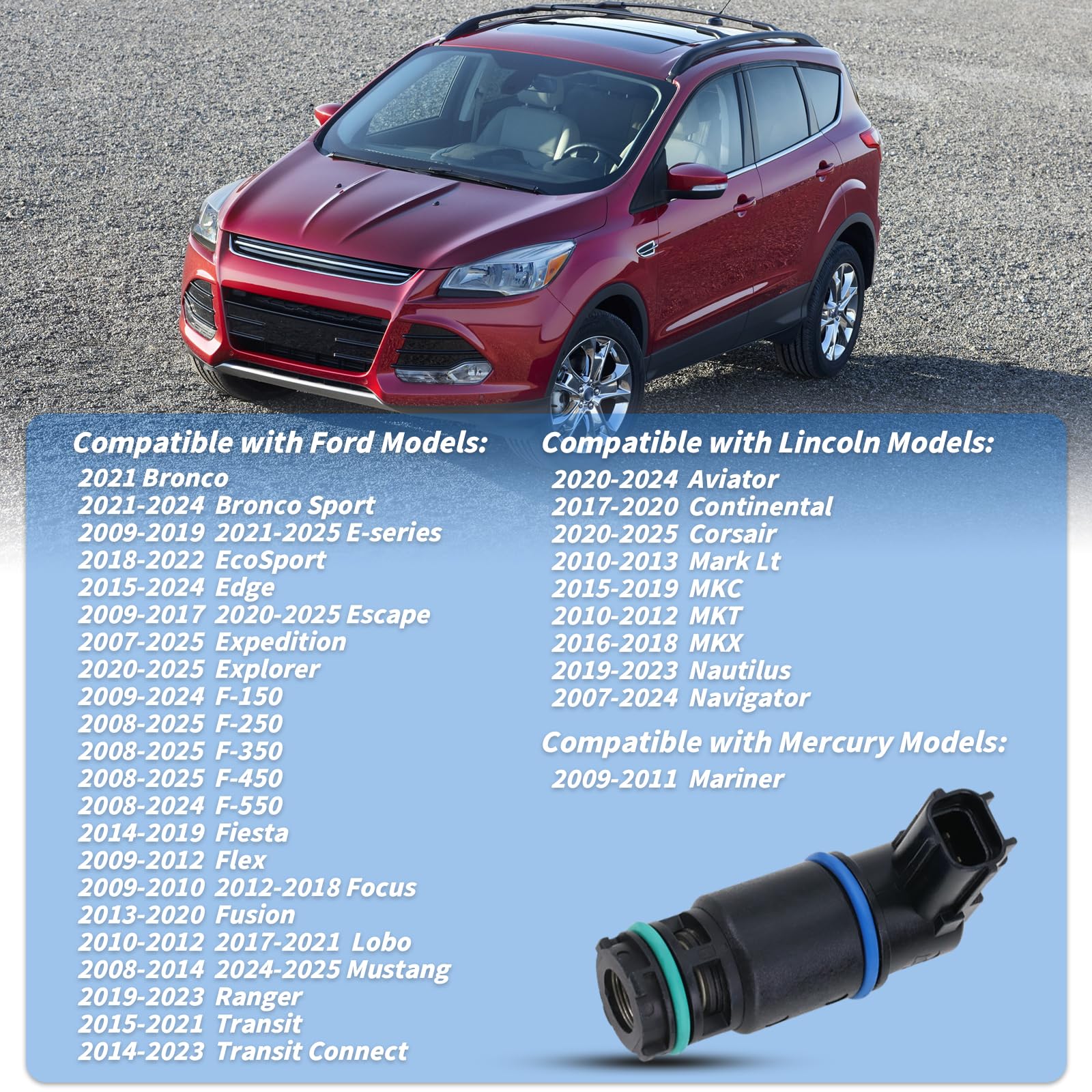 Lqito Vapor Canister Vent Solenoid Compatible With Ford F150