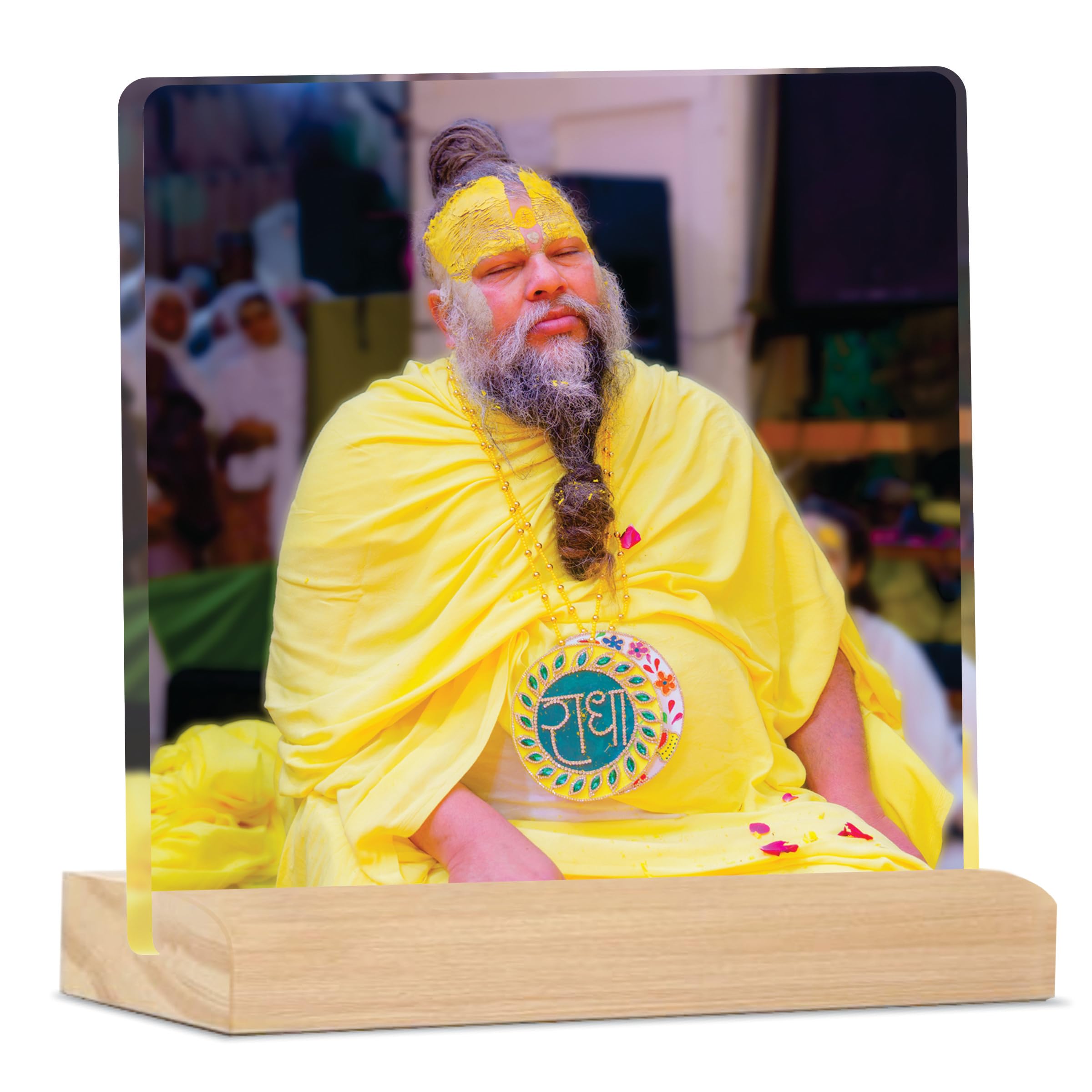 Divine Photo Frame of Premanand Maharaj Ji - Spiritual Gift -16