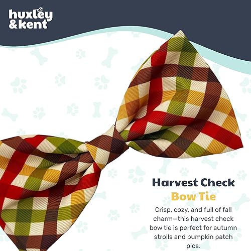 Miniatura 2 de Huxley & Kent - Corbatín para mascotas para perros y gatos - Collar ajustable de gancho y bucle para otoño - Accesorio lindo y cómodo para fiestas y