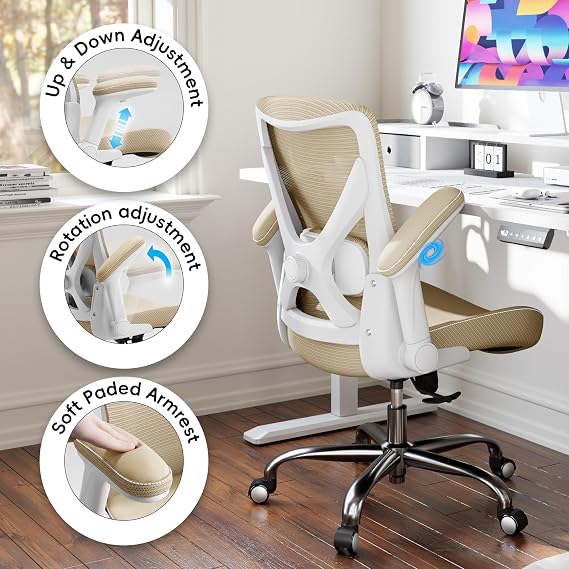 Ergonomic Office Chair: 330LBS Home Office Desk Chairs with Lumbar Support