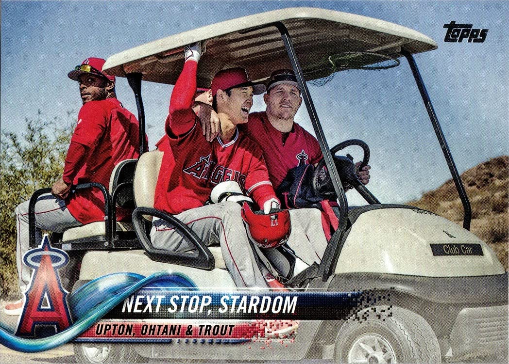 Amazon.com: 2018 Topps Update #US158 Justin Upton/Shohei Ohtani