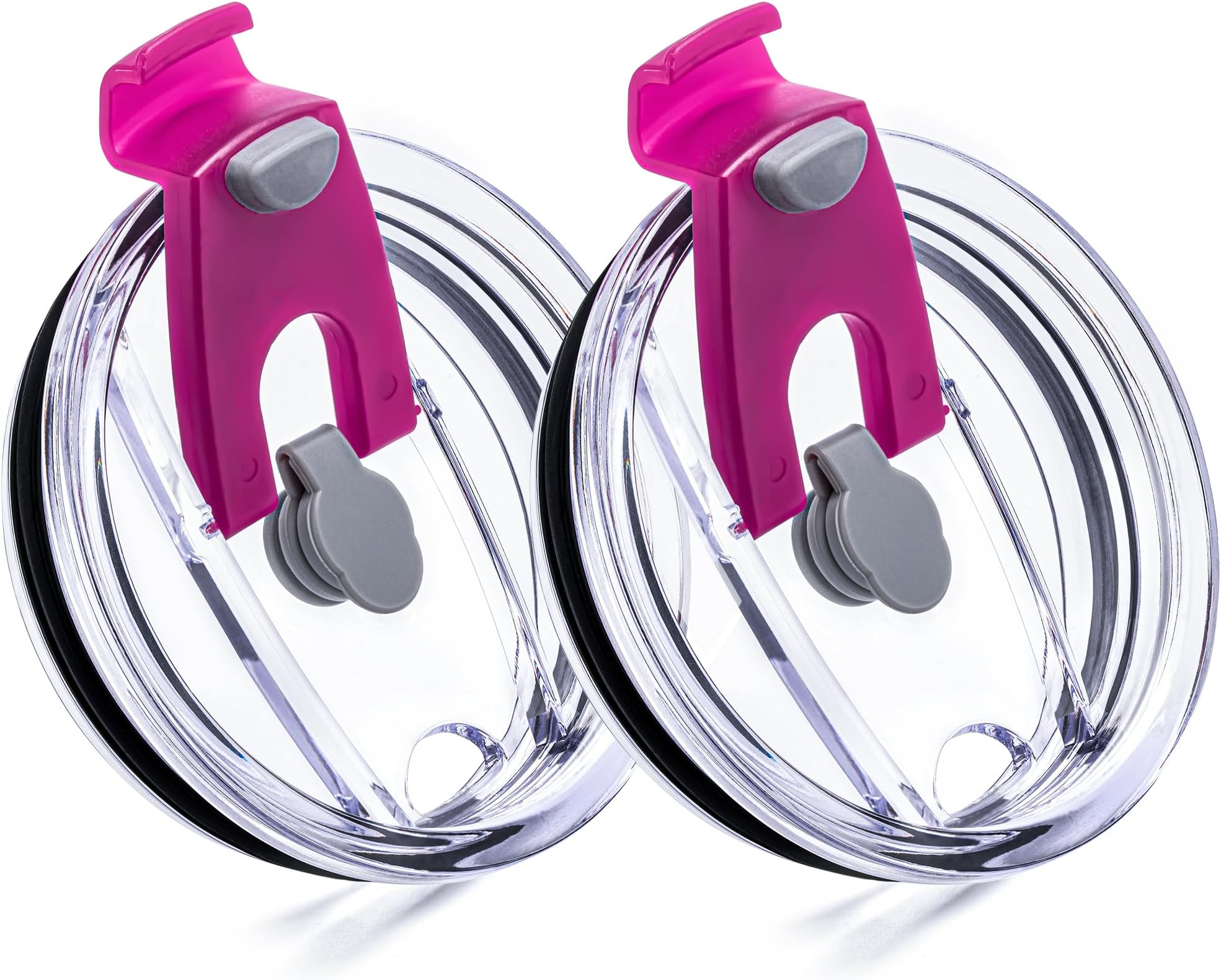 20oz Tumbler Lids,Replacement Lid for 20 oz Yeti Tumbler,Old Style Rtic and More,2 Pack Spill-proof Lids,Covers for 20 Ounce Tumbler,Cup(Magenta)