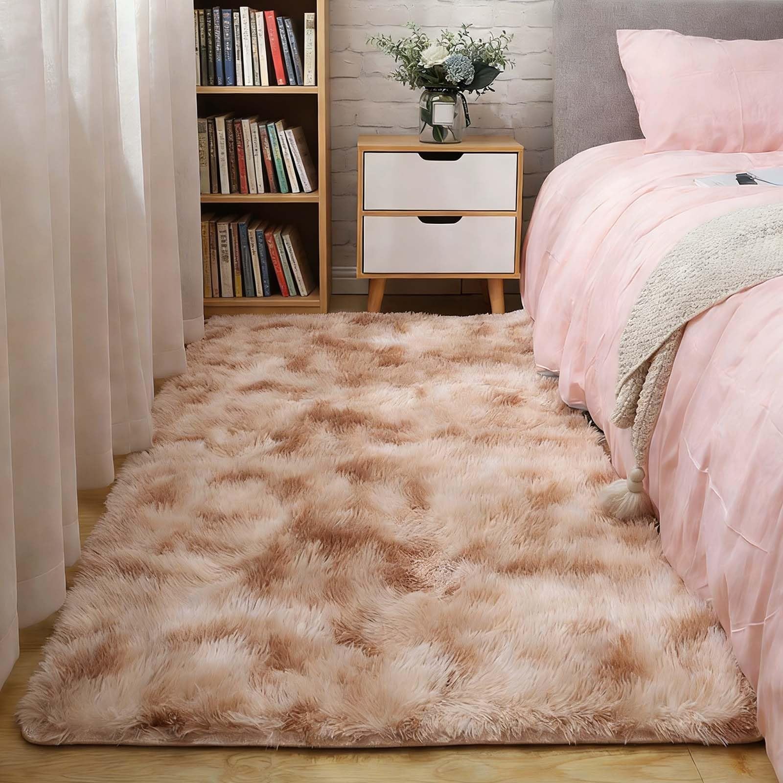 Tapis moelleux antidérapant pour chambre de bébé 75 x 180 cm