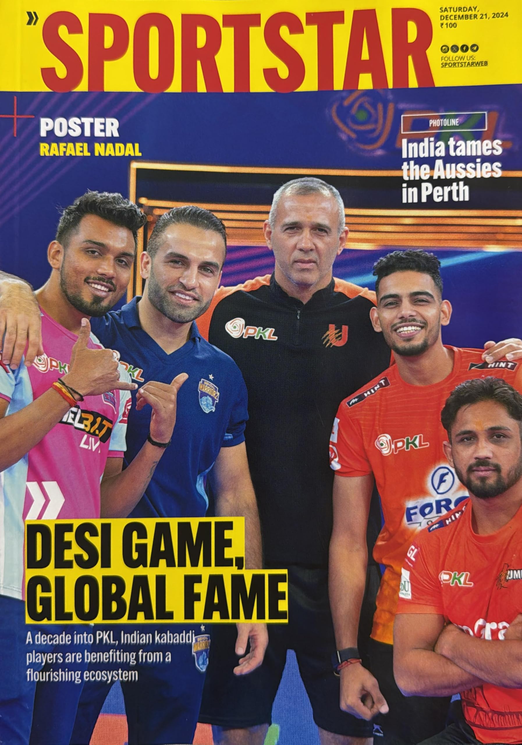 Sports Star magazine 21 December 2024 - Desi Game Global Fame