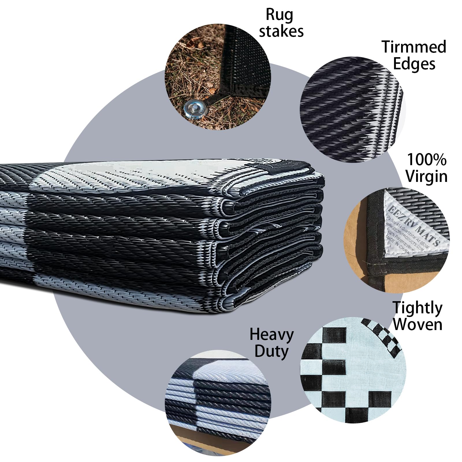 Evi FULL BOUNCE AND ELASTIC FILM 4本セット Amazon.com: EEZ RV Products 9'x18'cf Heavy Duty Reversible/Durable