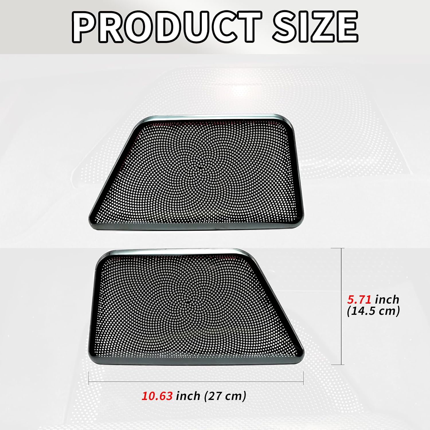 Stainless Steel Under Seat Air Vent Cover for BMW iX Series xDrive40, xDrive50, M60 2022-2026, Rear Seat Air Outlet Protector, Durable Car Air Vent Grille Guard, Interior Accessories (Black, 2-Pack)