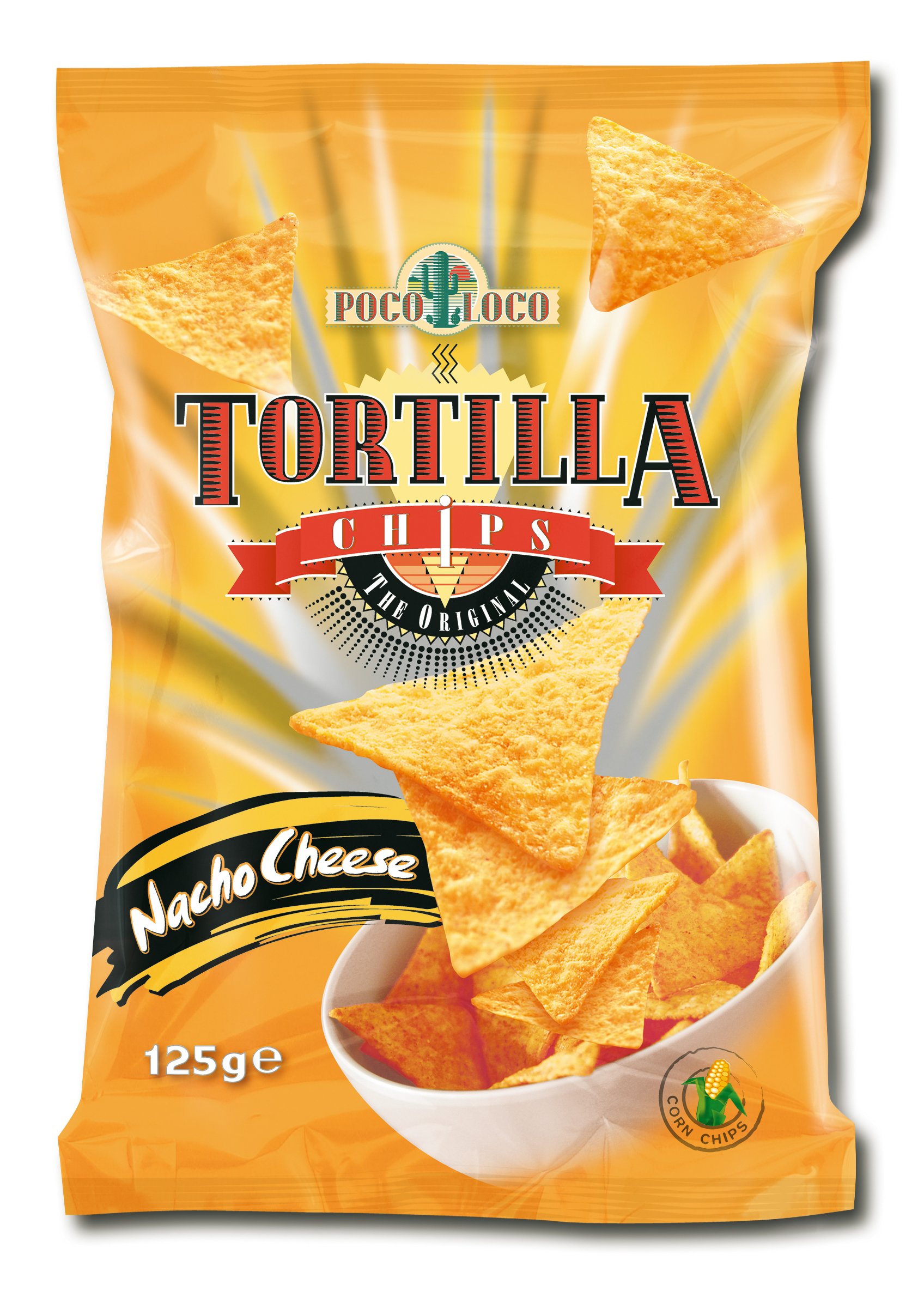 Poco Loco 20 x Käse Tortilla Chips 125 g