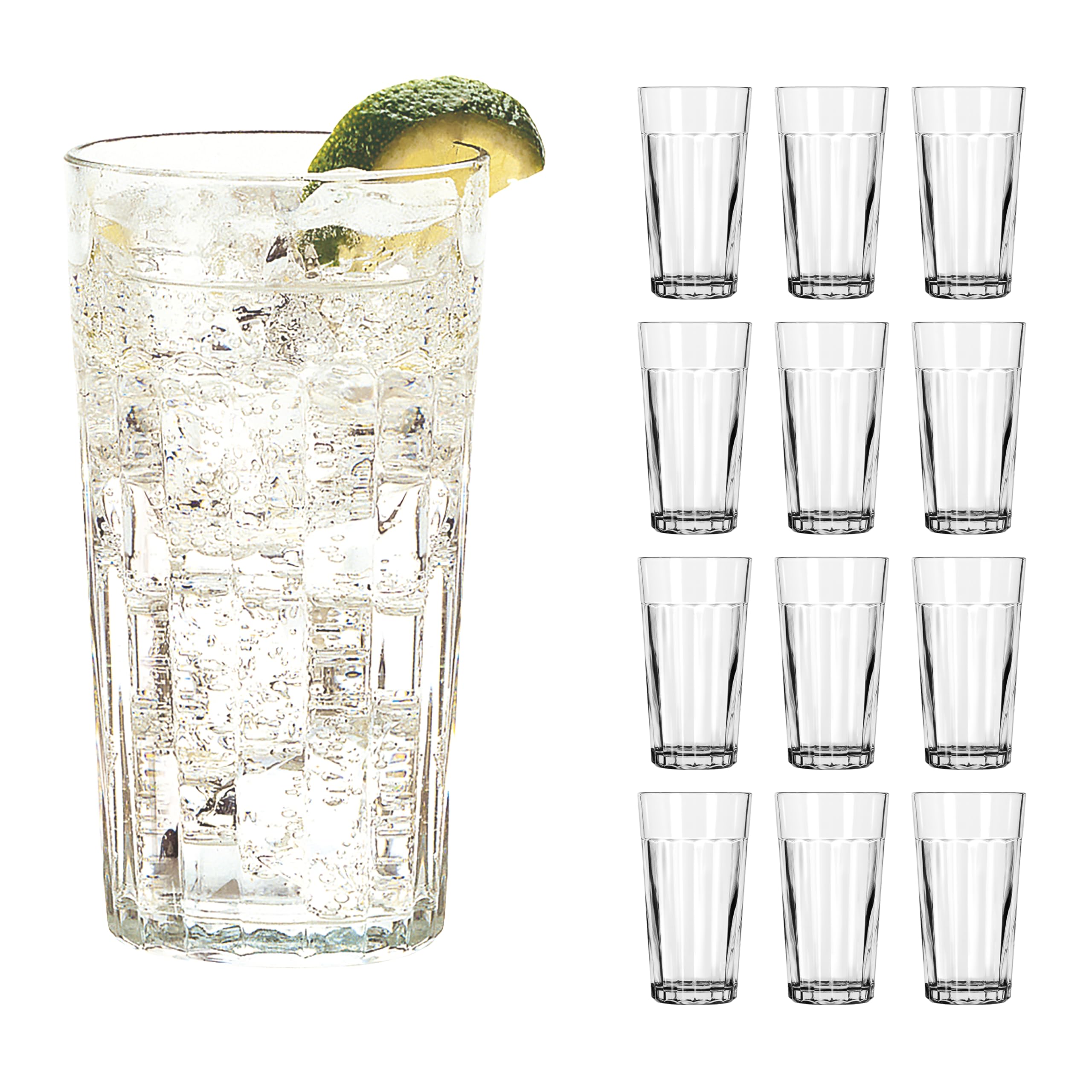 LIBBEY 70661 Cooler/Trinkglas "PANELED TUMBLERS", 473 ml, 36er Set