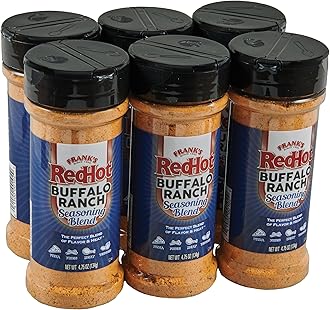 Frank's RedHotBuffalo Ranch Seasoning Blend, 4.75oz (Pack of 6)