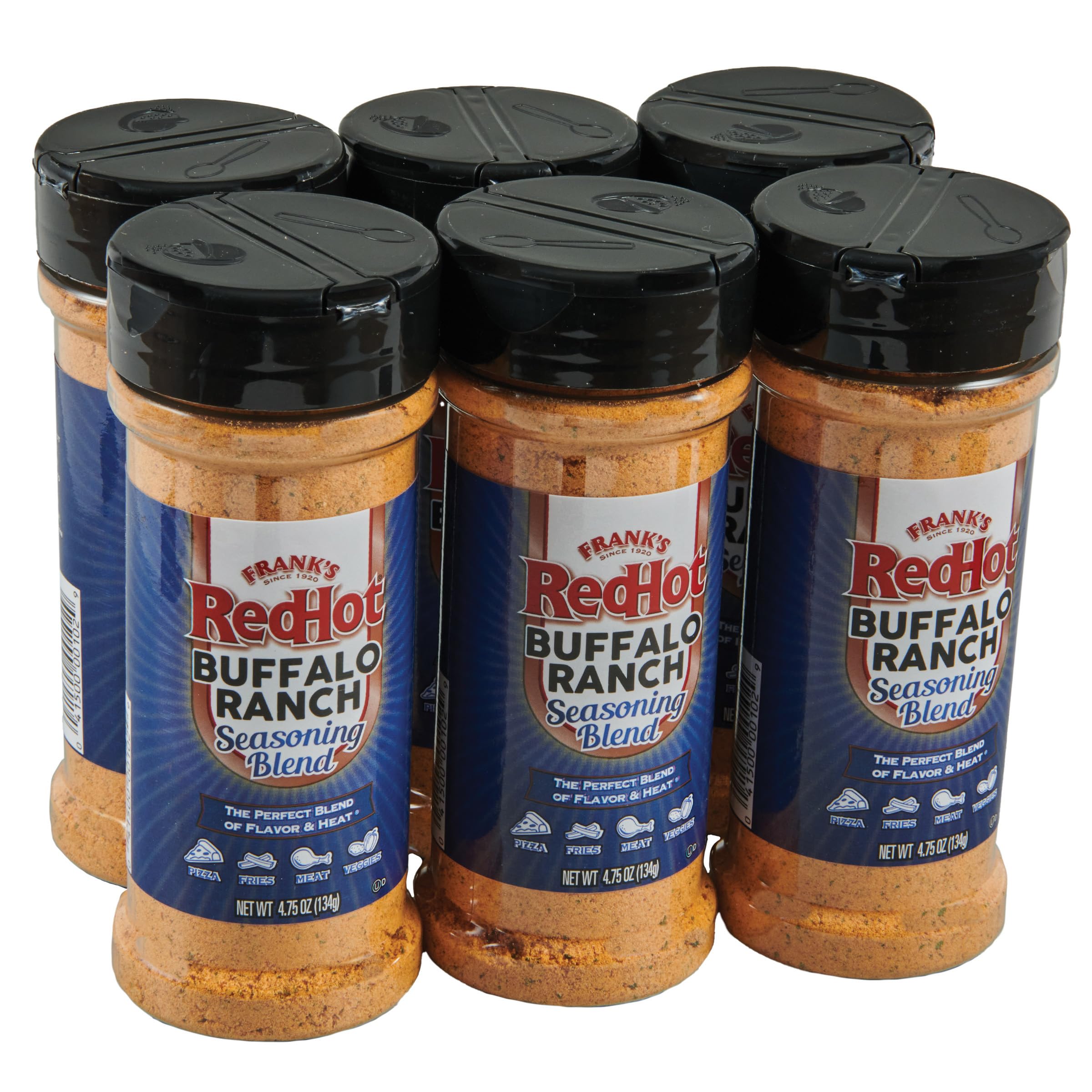 Frank's RedHotBuffalo Ranch Seasoning Blend, 4.75 oz (Pack of 6)