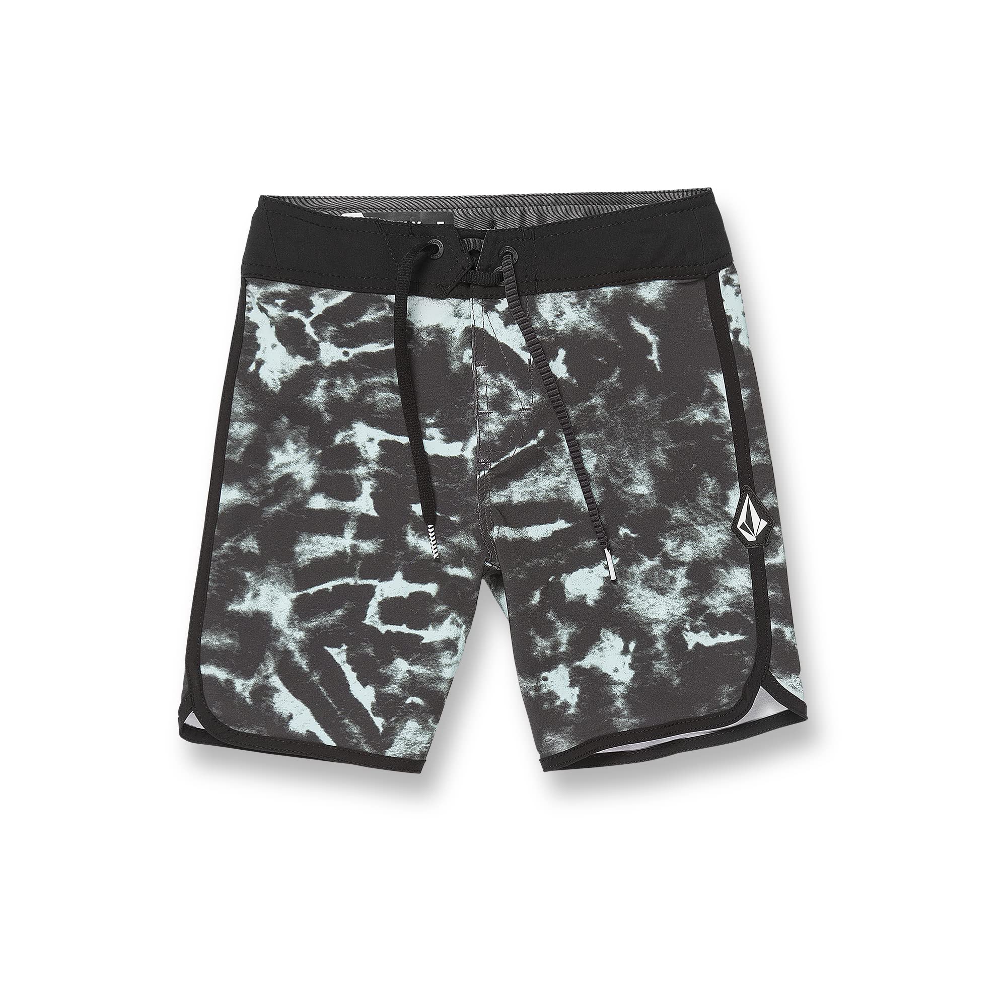 Volcom Boys' Mod Psych Scallop Rinsed Black 5