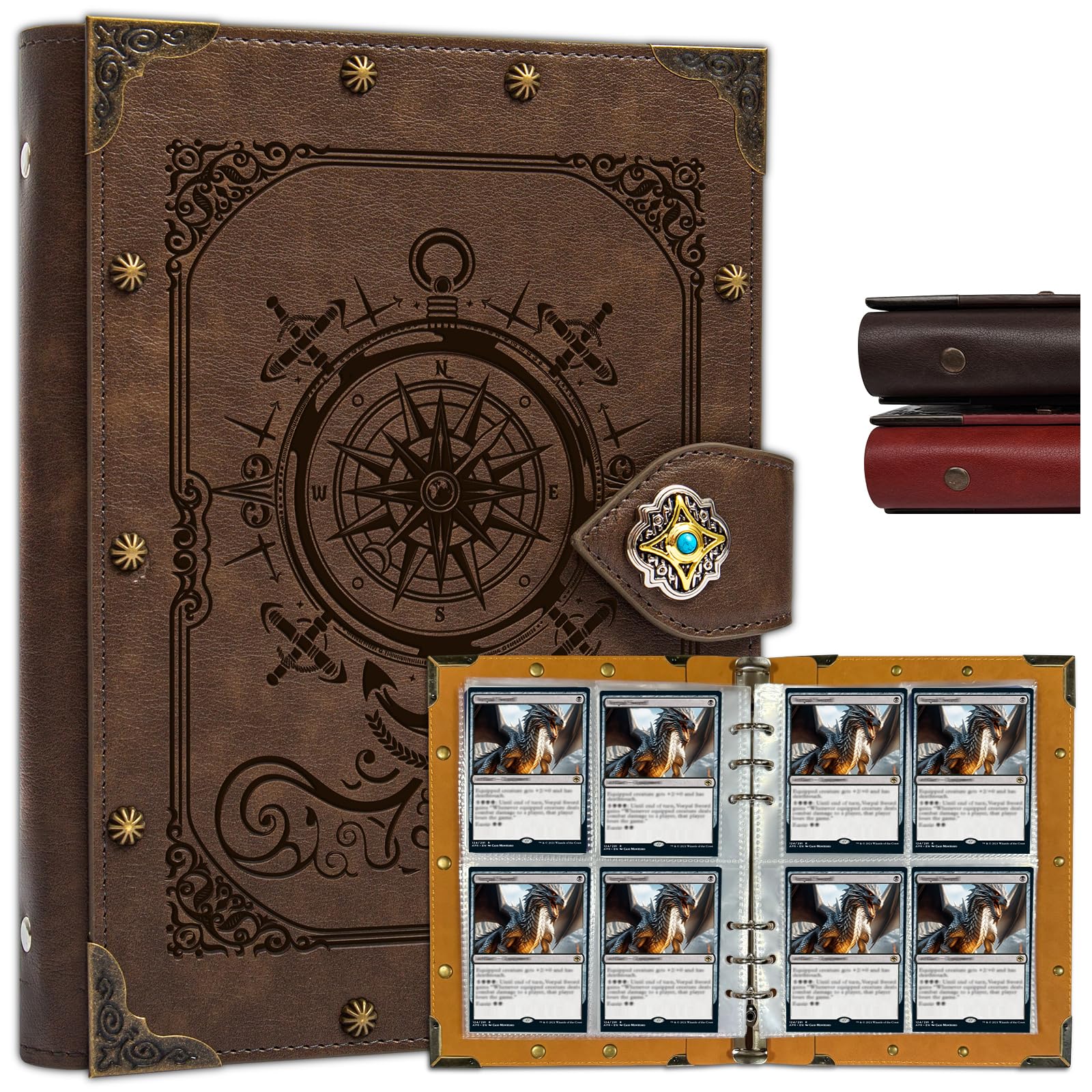 Amazon.com: DUROTAN Trading Card Binder,4-Pocket Binder for