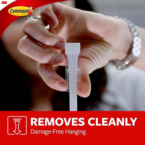 Command Utility Hooks Value Pack, Medium, White, 6-Hooks (17001-6ES), Organize Damage-Free