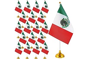 Mini Mexican Flags for Festive Decor and Celebrations