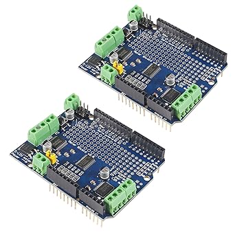 ACEIRMC 2pcs IIC I2C TB6612 Mosfet Stepper Motor Module PCA9685 Servo Driver Shield Module for Arduino Robot PWM Leonardo Replace L293D