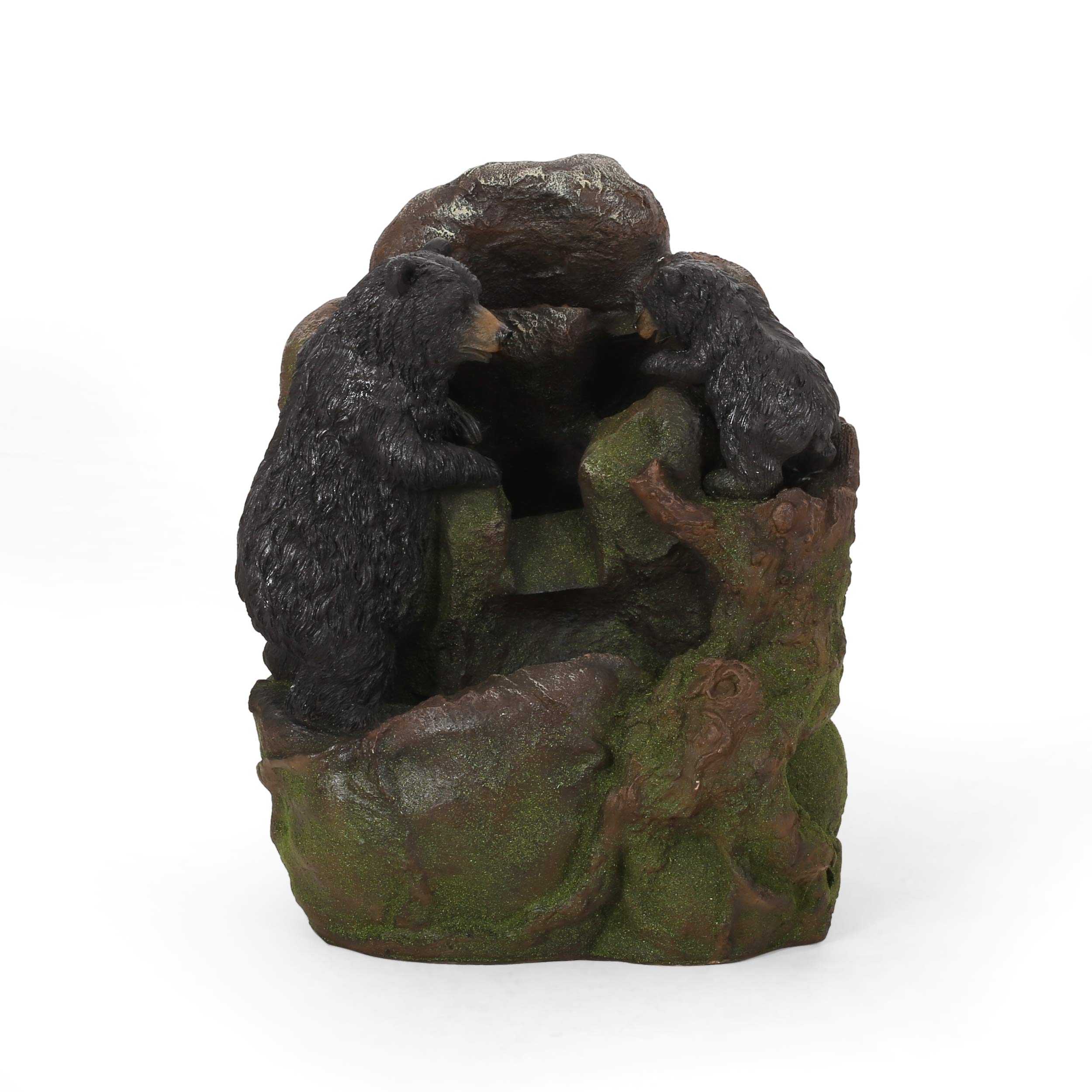 Christopher Knight Home Fountain, Moss + Black