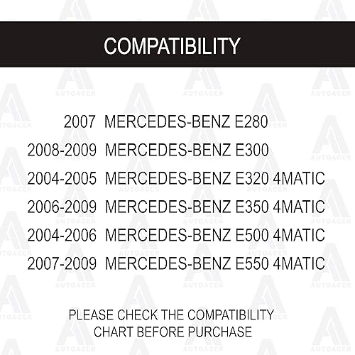 Miniatura 4 de Kit de eslabones de suspensión delantera 2 piezas  estabilizador de barra estabilizadora (izquierda y derecha) para Benz W211 4MATIC, números de