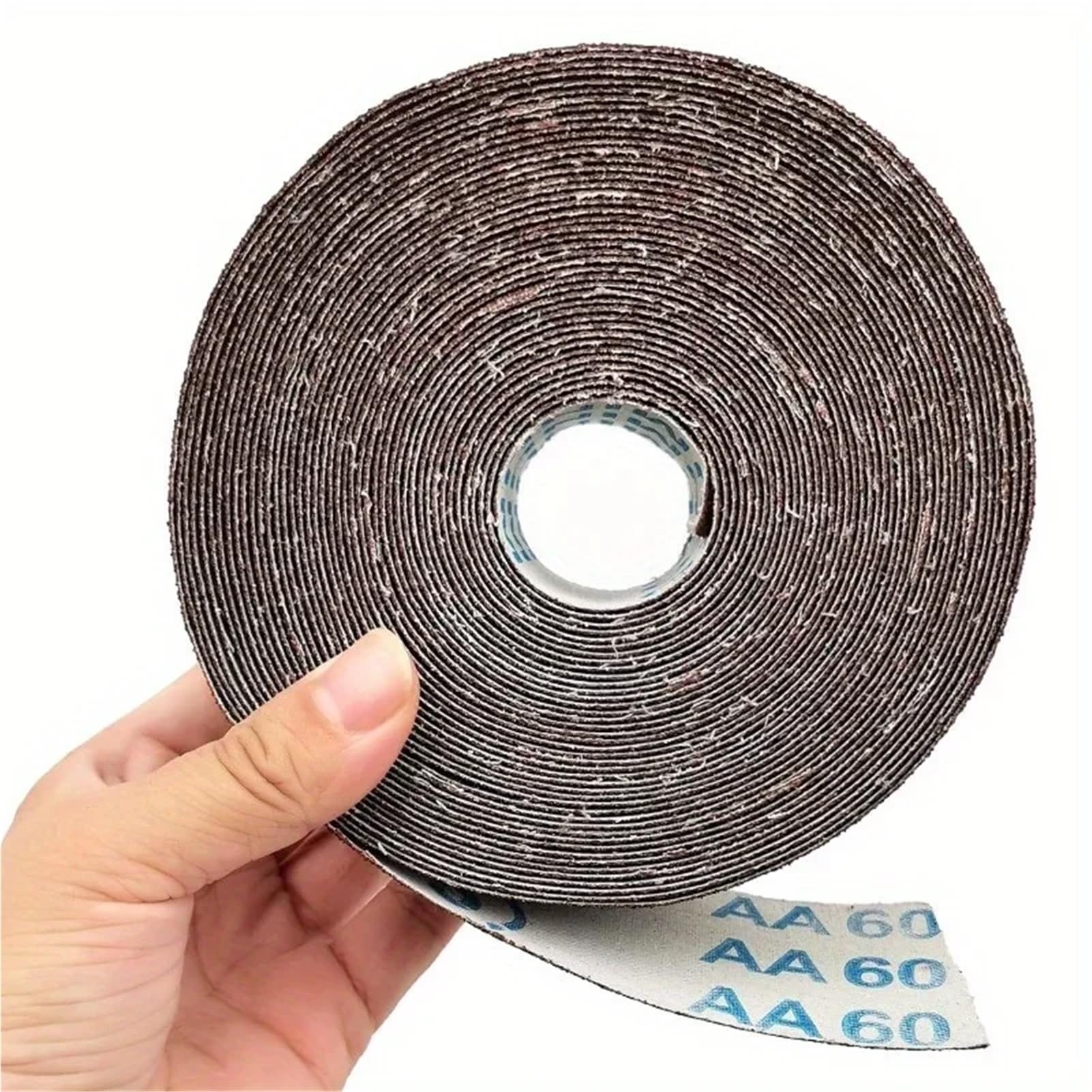 Rotolo di carta vetrata abrasiva in tela smeriglio da 2" x 32,8 piedi for mobili in legno e metallo(400 Grit)