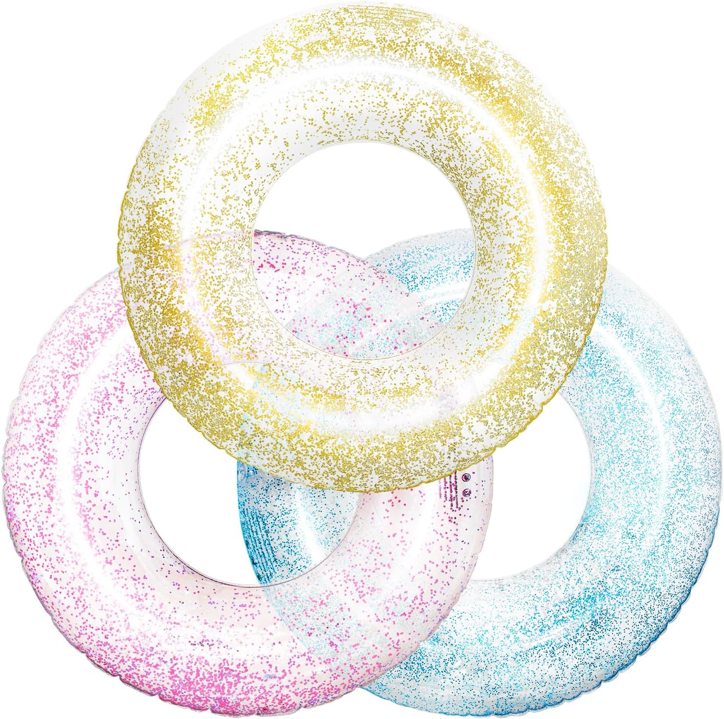 Polita pool float kids glitter confetti tube
